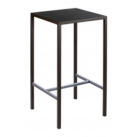 Sgabello in metallo colore  ANTRACITE   L.32 P.32 H.78