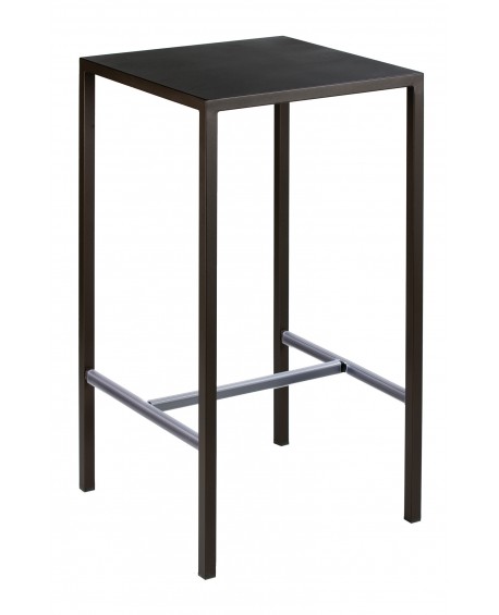 Sgabello in metallo colore  ANTRACITE   L.32 P.32 H.78