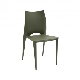 Sedia polipropilene colore Verde    L.45 H.84 P.54 HS.45
