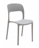 Sedia polipropilene colore Grigio chiaro L.45 H.83,5 P.41 HS.46