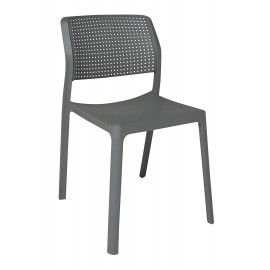 Sedia Polipropilene colore antracite L.47 H.84 P.54 HS.47