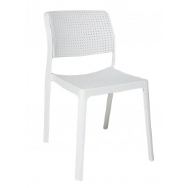 Sedia Polipropilene colore bianco L.47 H.84 P.54 HS.47