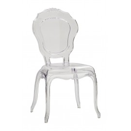 Sedia Polipropilene Trasparente   L.46 H.97 P.54 HS.47