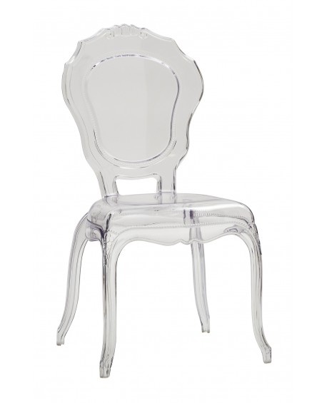 Sedia Polipropilene Trasparente   L.46 H.97 P.54 HS.47