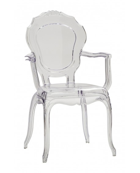 Portrona Polipropilene Trasparente   L.57 H.97 P.54 HS.47