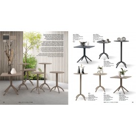 Tavolino Polipropilene color grigio L.60 H.75 P.60