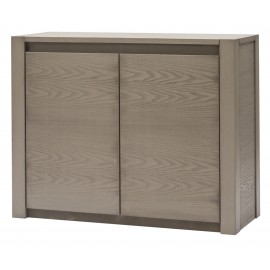 Credenza in Frassino due porte colore  CENERE                           L.112 H.88 P.44