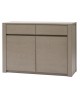 Credenza in Frassino due porte due cassetti colore  CENERE                           L.126 H.90 P.48