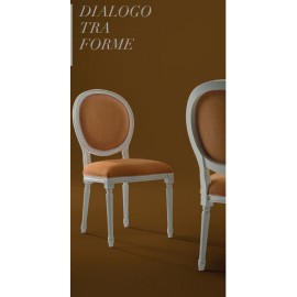 Sedia in faggio con schienale e seduta da tappezzare