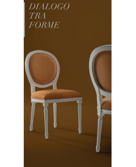 Sedia in faggio con schienale e seduta da tappezzare