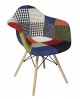 Poltroncina tessuto Multicolore    L.62 H.79 P.65 HS.48