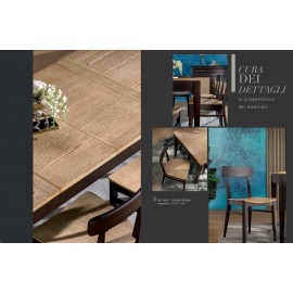 Sedia Kiko in frassino con telaio da tappezzare