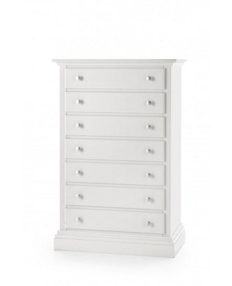 CASSETTIERA BIANCO LEGNO MASSELLO