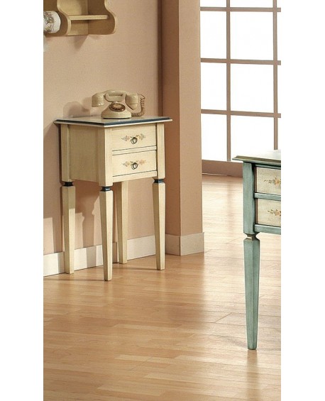 HOLZTISCH DEKORIERTE