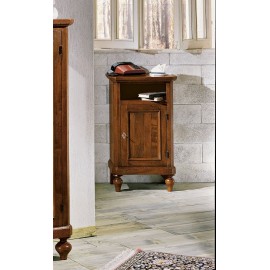 TAVOLINO DECORATO PORTA TELEFONO CONSOLINA