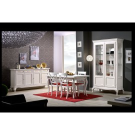 Vetrina PROVENZALE 2 ante SMONTABILE            L.125 P.52 H.220