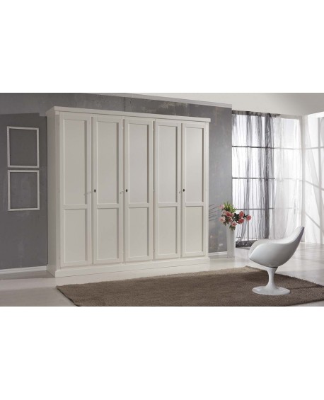 Armadio 5 ante battenti                               SENZA CASSETTIERA INTERNA
