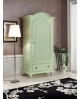 ARMADIO LEGNO MASSELLO A 1 ANTA VARI COLORI L 95 P 55 H 200