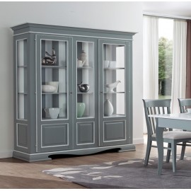 VETRINA LEGNO MASSELLO VARI COLORI