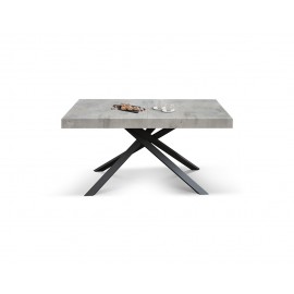 TAVOLO BASE IN METALLO PIANO IN NOBILITATO