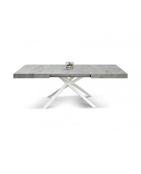 TAVOLO BASE IN METALLO PIANO IN NOBILITATO