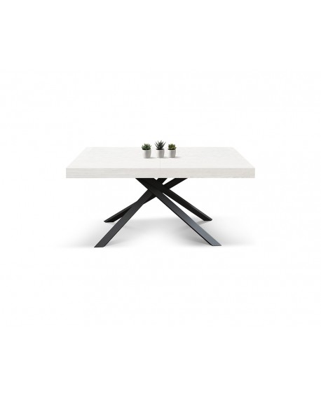 TAVOLO BASE IN METALLO PIANO IN NOBILITATO