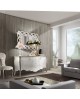Credenza 2 Porte 3 Cassetti                  L.200 P.60 H.98 (senza rilievo)