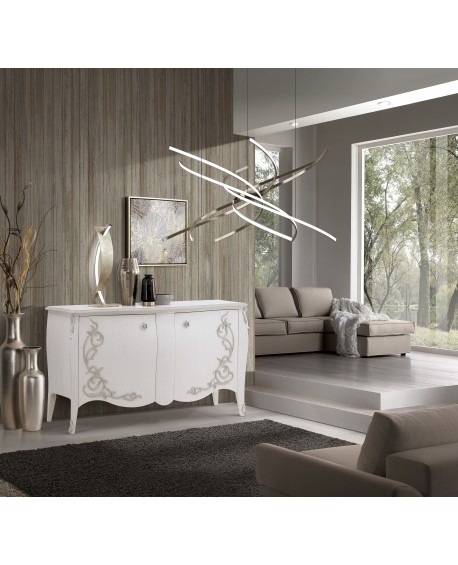 Credenza 2 ante L.150 P.60 H.90      MDF e legno vari colori e decori