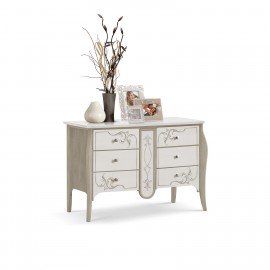 Base 6 cassetti L.126 P.58 H.87