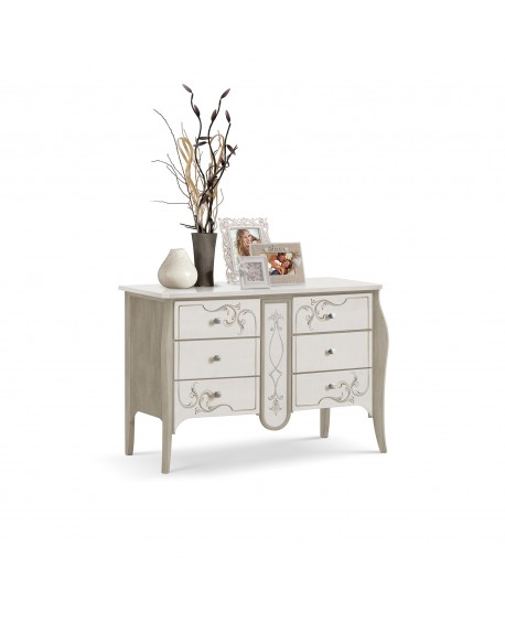 Base 6 cassetti L.126 P.58 H.87