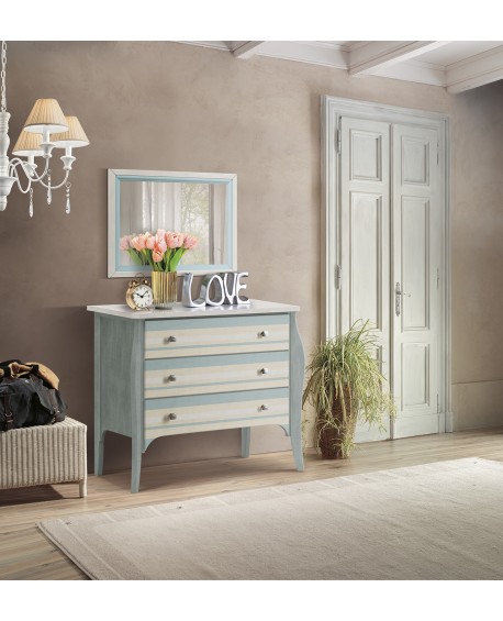 Base 3 cassetti L.97 P.58 H.87