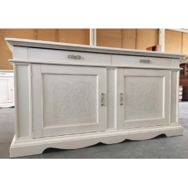 CREDENZA legno massello vari colori  L.210 H.115 P.55