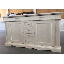 CREDENZA legno massello vari colori  L.210 H.115 P.55