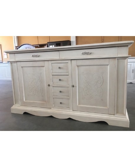 CREDENZA legno massello vari colori  L.210 H.115 P.55