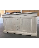 CREDENZA legno massello vari colori  L.210 H.115 P.55