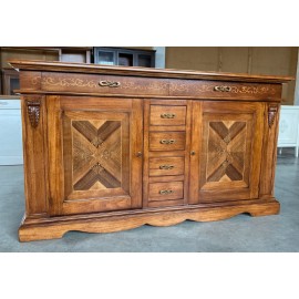 CREDENZA legno massello vari colori  L.210 H.115 P.55
