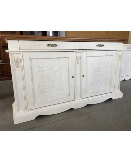 CREDENZA legno massello vari colori  L.210 H.115 P.55