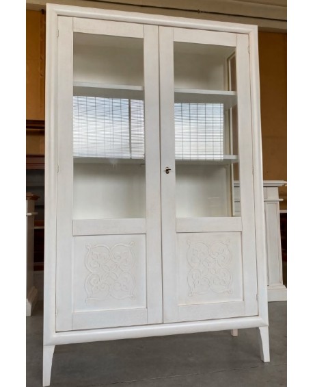 VETRINA legno massello vari colori  L.128 H.200 P.44