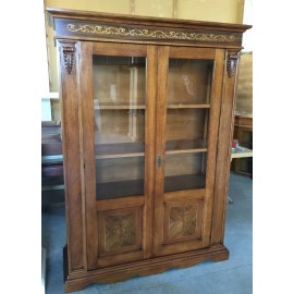 VETRINA legno massello vari colori  L.155 H.210 P.50