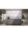 CREDENZA MODERNA COL RIGA L 240 P 46 H 90