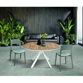 TAVOLO  DIAM. 120 1 ALL. 50 BASE BIANCA