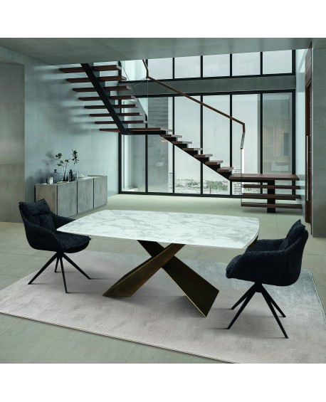 TAVOLO 160x90 2 ALL.40 ARROTONDATO