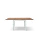 TAVOLO A LIBRO 90x90 BASE BIANCA