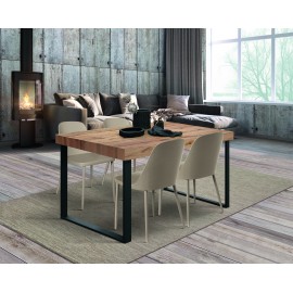 TAVOLO 140x90 2 ALL.40 BASE NERA