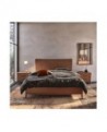 Letto con testata legno (rete 160x200 esclusa)