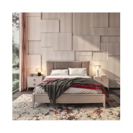 Letto con testata imbottita (rete 180x200 esclusa)