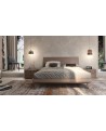 Letto con testata legno (rete 180x200 esclusa)