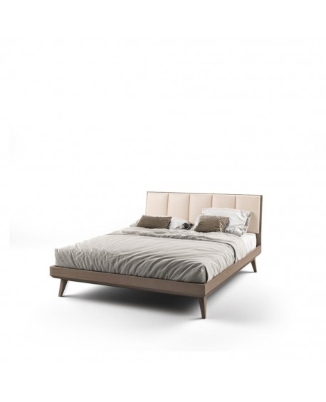 Letto con testata imbottita (rete 180x200 esclusa)