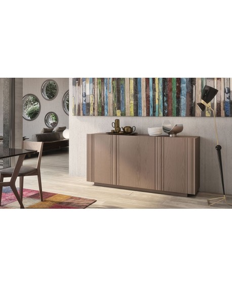 Credenza 3 porte legno massello