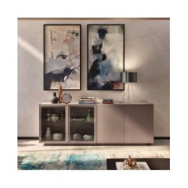 Credenza 4 porte legno massello